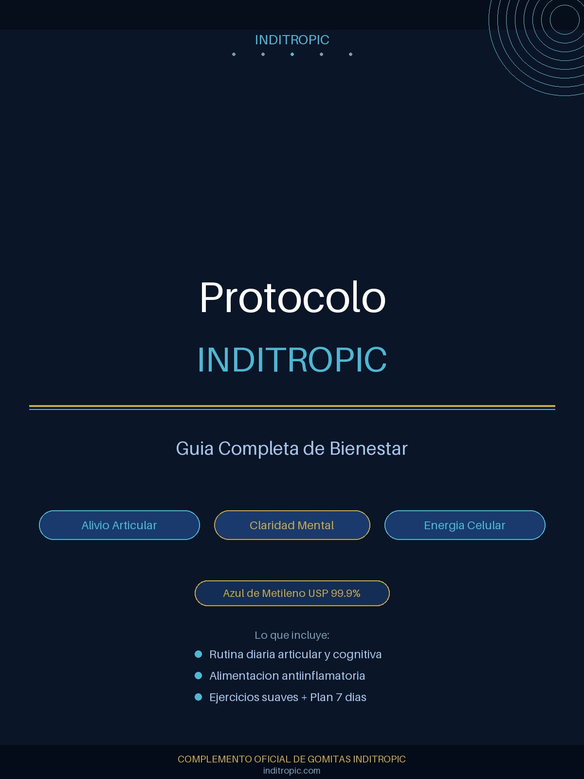 Protocolo Inditropic — Guia Completa